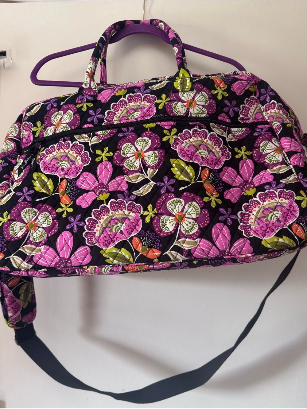 Vera Bradley Retired Pirouette Pink Weekender Bag